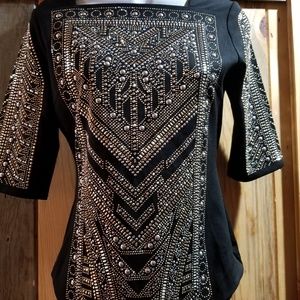 800 Ornate evening ladies top